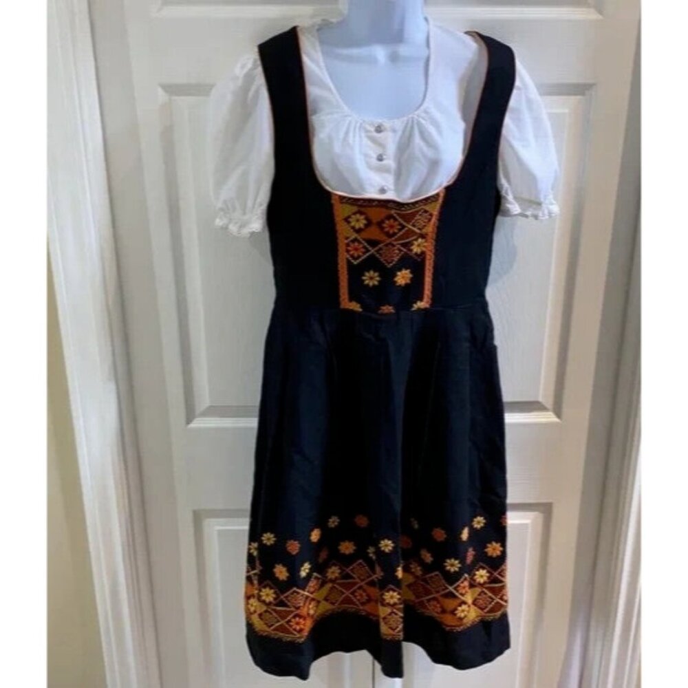 Heller Salzburger Trachten Netherlands German Oktoberfest Dirndl Dress Size 44